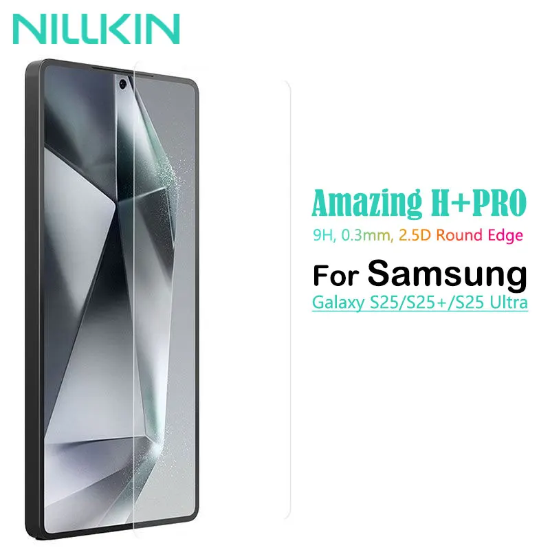 Защитная пленка из закаленного стекла NILLKIN для серии Samsung Galaxy S25, камера без пыли, высокая прозрачность, защита кромок
Защитная пленка из закаленного стекла NILLKIN для серии Samsung Galaxy S25, камера без пыли, высокая прозрачность, защита кромок