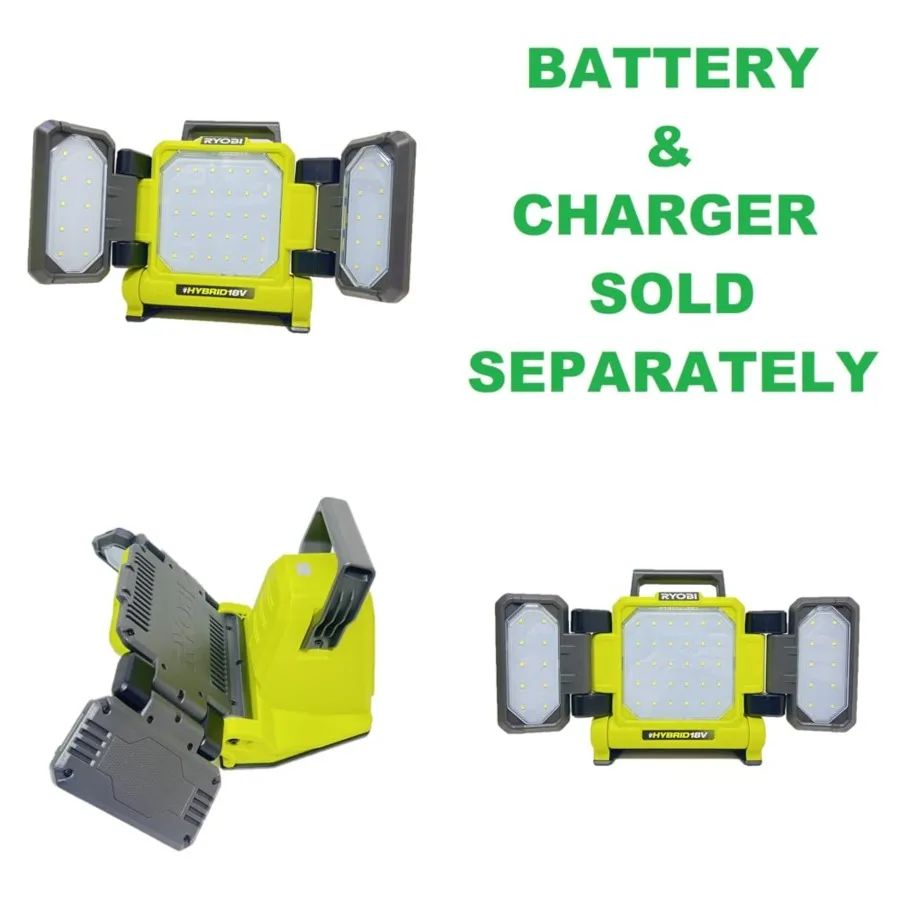 ONEAND 18V Cordless Hybrid 3000 LUMENS LED Panel Light Tool ONLY
ONEAND 18V Cordless Hybrid 3000 LUMENS LED Panel Light Tool ONLY