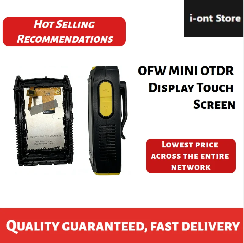 1550nm Mini OTDR Upper Cover with Touch Screen Display for OFW, FTTH Fiber Optical Test Equipment Repair Replacement Parts
1550nm Mini OTDR Upper Cover with Touch Screen Display for OFW, FTTH Fiber Optical Test Equipment Repair Replacement Parts