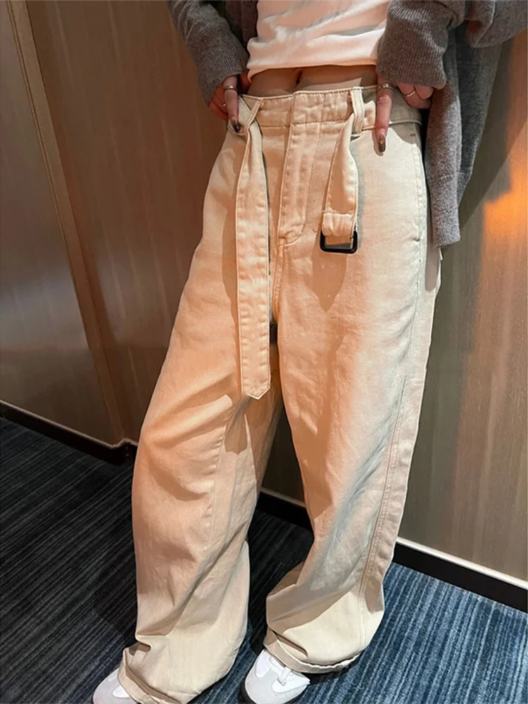 American High Street Vibe Retro Men's Loose Waist Belted Denim Jeans Straight Leg Knife Loose Logging Wide Leg Pants
American High Street Vibe Retro Men's Loose Waist Belted Denim Jeans Straight Leg Knife Loose Logging Wide Leg Pants