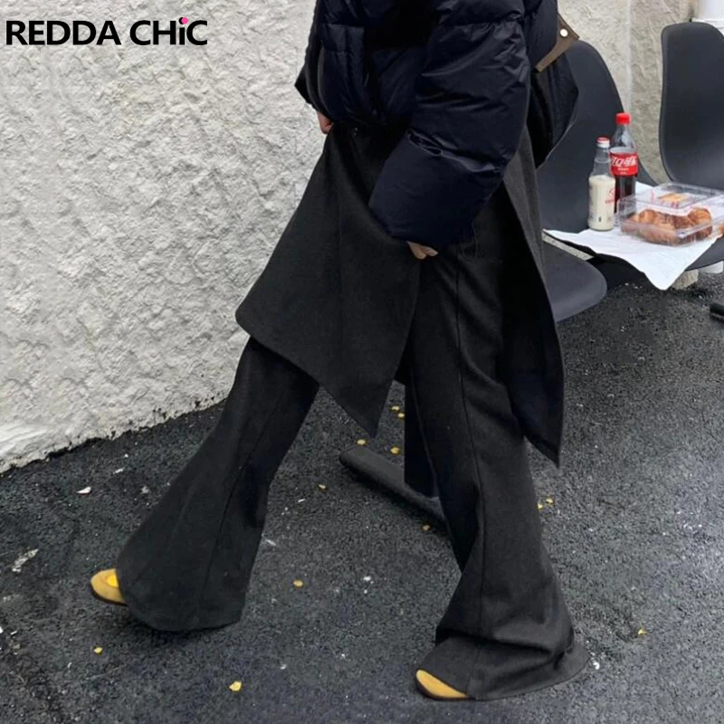 ReddaChic Stitch Юбка с запахом Женские брюки Искусственные расклешенные брюки из двух частей с разрезом Cleanfit Черный костюм Брюки Офисная нарядная женская одежда
ReddaChic Stitch Юбка с запахом Женские брюки Искусственные расклешенные брюки из двух частей с разрезом Cleanfit Черный костюм Брюки Офисная нарядная женская одежда