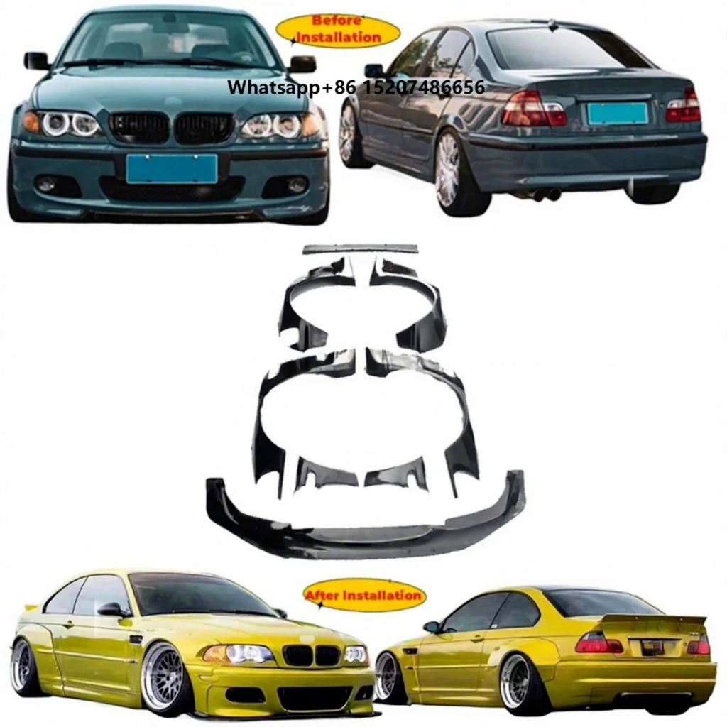Optimal Performance 3 Series E46 M3 Coupe Widebody Pandem Rocket Rabbit Full Body Kit High Quality New Bumper FRP Bolt-On 1-Year
Optimal Performance 3 Series E46 M3 Coupe Widebody Pandem Rocket Rabbit Full Body Kit High Quality New Bumper FRP Bolt-On 1-Year