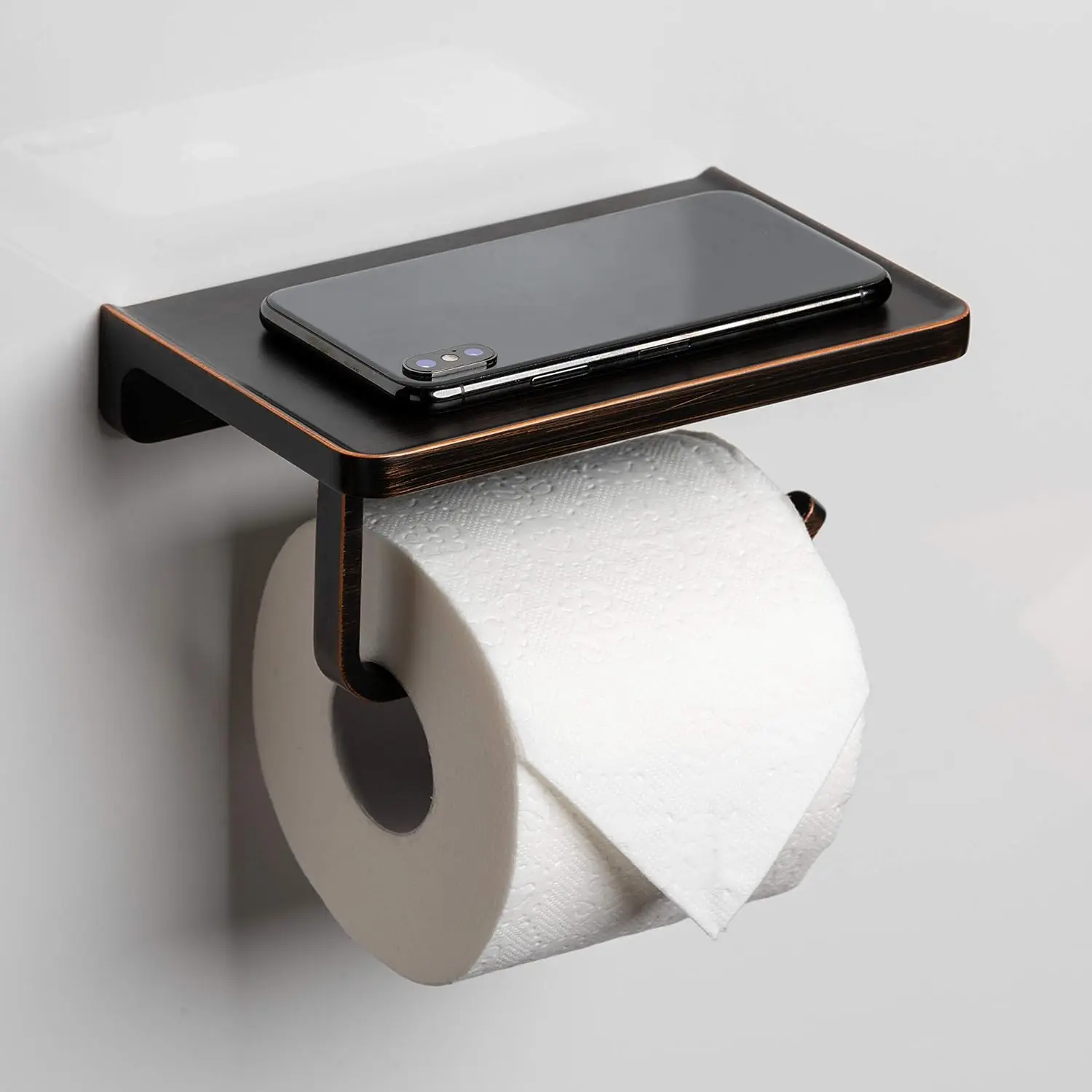 Bronze Toilet Paper Holder with Shelf Wall Mount Heavy Duty Zinc Alloy for Bathroom Kitchen
Bronze Toilet Paper Holder with Shelf Wall Mount Heavy Duty Zinc Alloy for Bathroom Kitchen