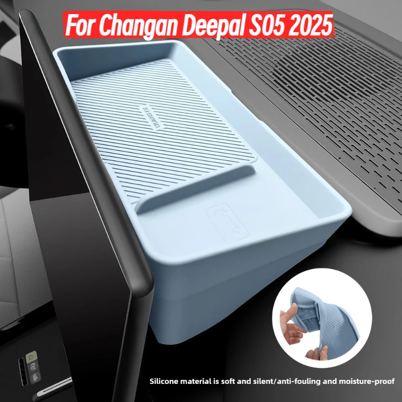 Navigation Screen Back Storage Box Silicone Console Organizer Car Tissue Box For Changan Deepal S05 2025 Accessories
Navigation Screen Back Storage Box Silicone Console Organizer Car Tissue Box For Changan Deepal S05 2025 Accessories