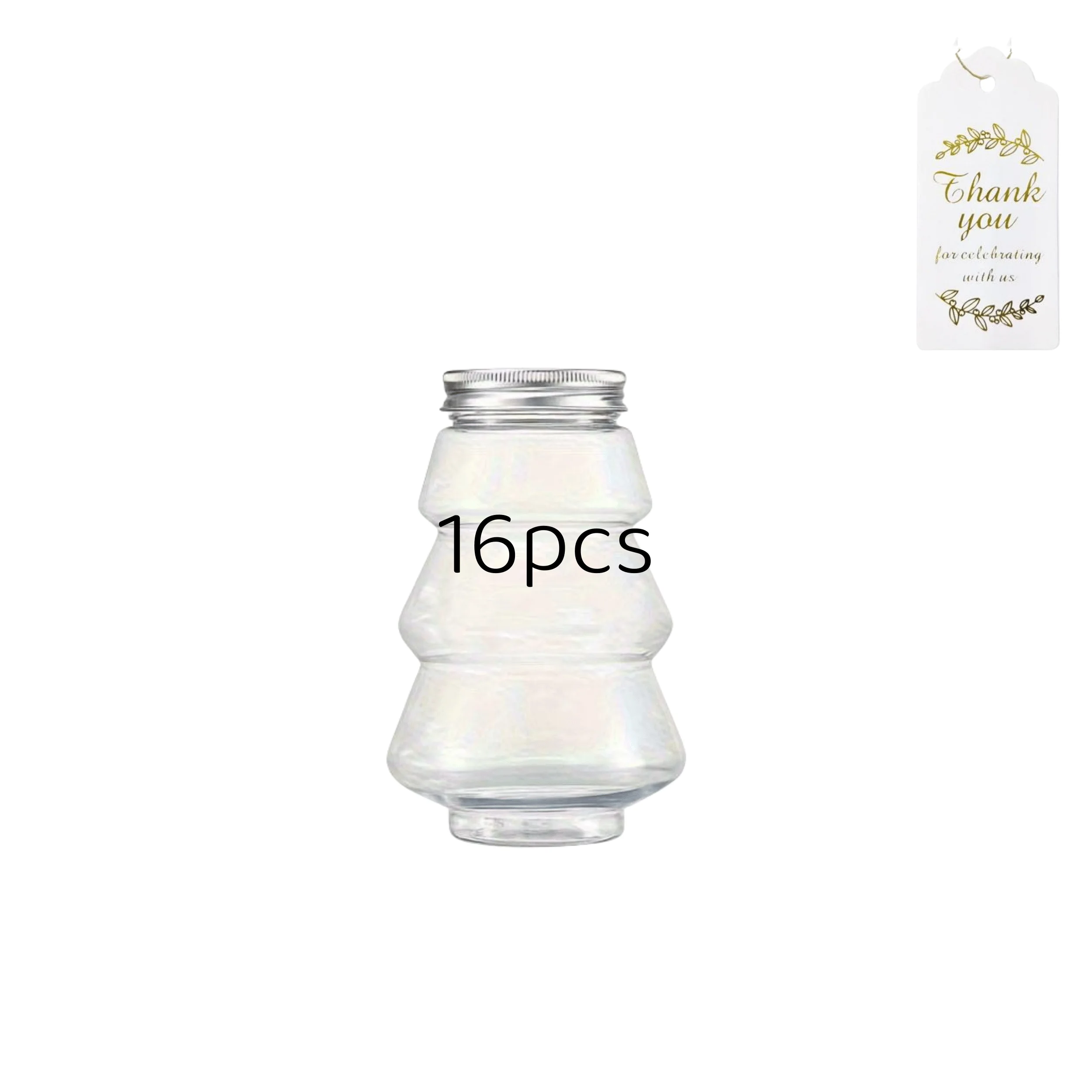 Gift For Her/Him Set of 16 Shatterproof Storage Jars for Christmas Trees with Lids - Perfect for Holding Festive Treats Like Candy, Biscuits, And Chocolates. Made from Durable Plastic, These Containers Are Great for Home Decoration, Party Supplies
Gift For Her/Him Set of 16 Shatterproof Storage Jars for Christmas Trees with Lids - Perfect for Holding Festive Treats Like Candy, Biscuits, And Chocolates. Made from Durable Plastic, These Containers Are Great for Home Decoration, Party Supplies
