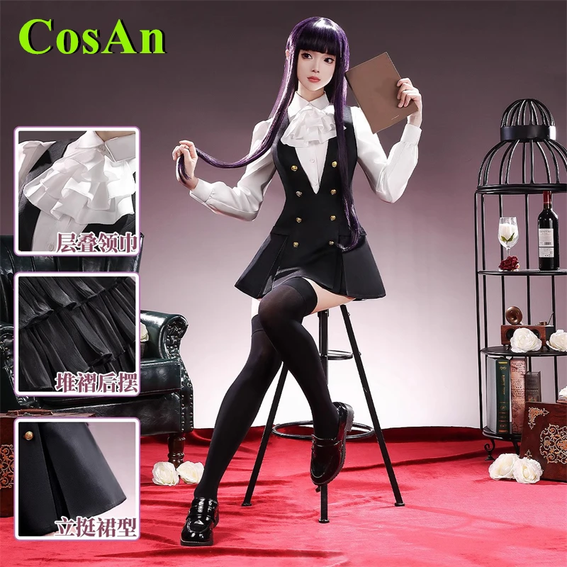 CosAn Fox × Servant SS Shirakiin Riricho Cosplay Costume Daily School Uniform Activity Party Role Play Clothing Anime Female
CosAn Fox × Servant SS Shirakiin Riricho Cosplay Costume Daily School Uniform Activity Party Role Play Clothing Anime Female