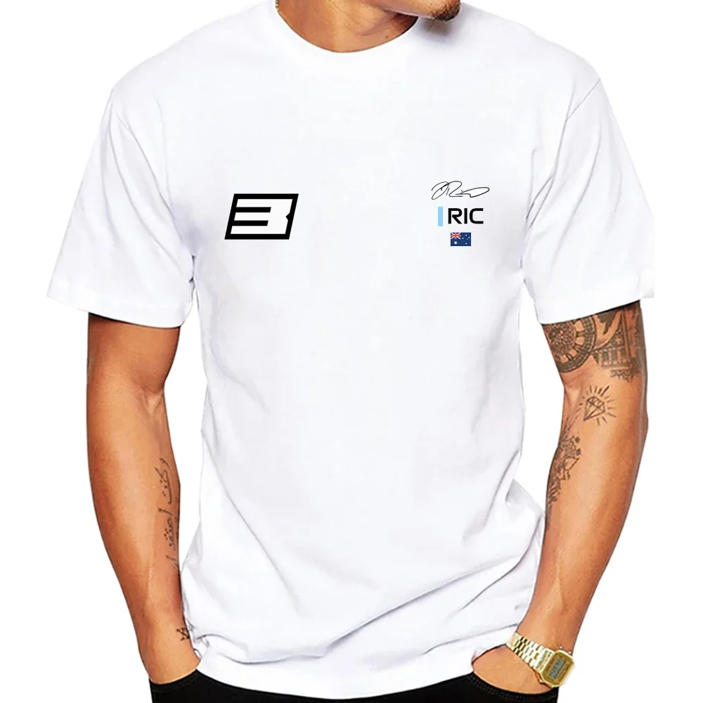 New Men Short Sleeve Daniel Ricciardo 3 Race Car Legend T-Shirt Cool Boy Hip Hop White Casual Tees Fashion Harajuku T Shirt
New Men Short Sleeve Daniel Ricciardo 3 Race Car Legend T-Shirt Cool Boy Hip Hop White Casual Tees Fashion Harajuku T Shirt