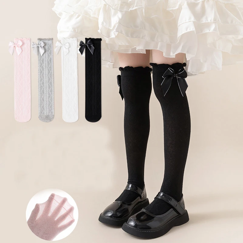 Lolita Style Lace Bow Knee High Socks Spring Summer Soft Cotton Long Socks Breathable Elastic Comfortable Daily Cute Girls Socks
Lolita Style Lace Bow Knee High Socks Spring Summer Soft Cotton Long Socks Breathable Elastic Comfortable Daily Cute Girls Socks