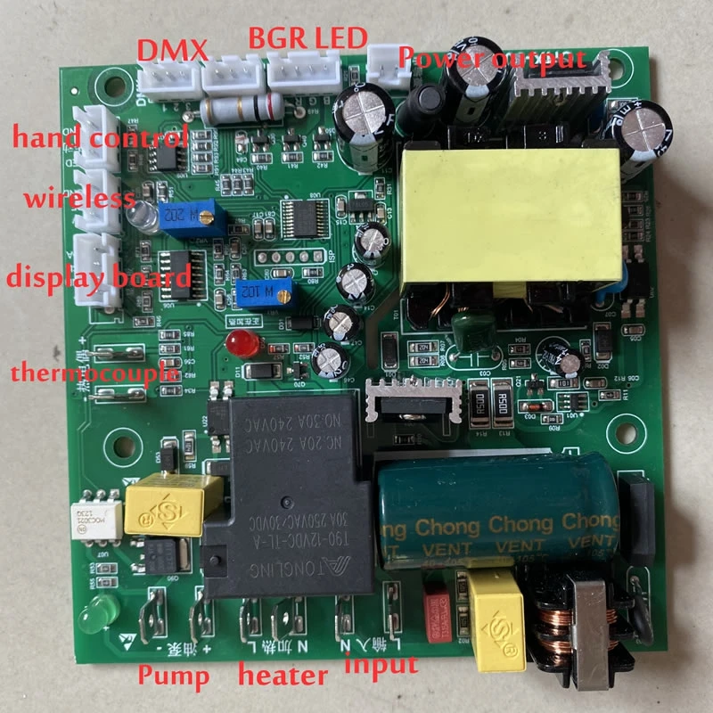 Led Spray Power Supply Fog Smoke Fogger Machine Main Board Motherboard
Led Spray Power Supply Fog Smoke Fogger Machine Main Board Motherboard