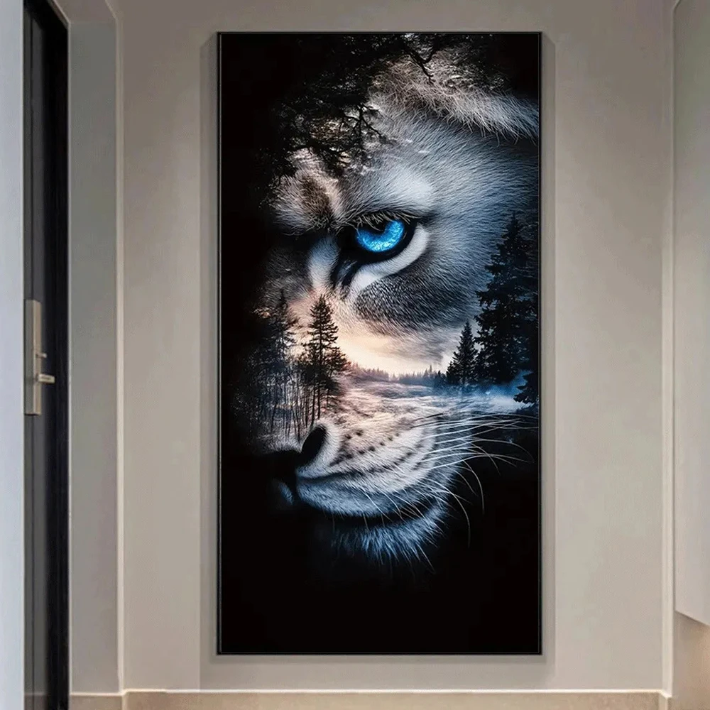 Большая 5D алмазная живопись с изображением животных, новый лев, полная мозаика со стразами, художественный комплект, аксессуары для домашнего декора
Большая 5D алмазная живопись с изображением животных, новый лев, полная мозаика со стразами, художественный комплект, аксессуары для домашнего декора