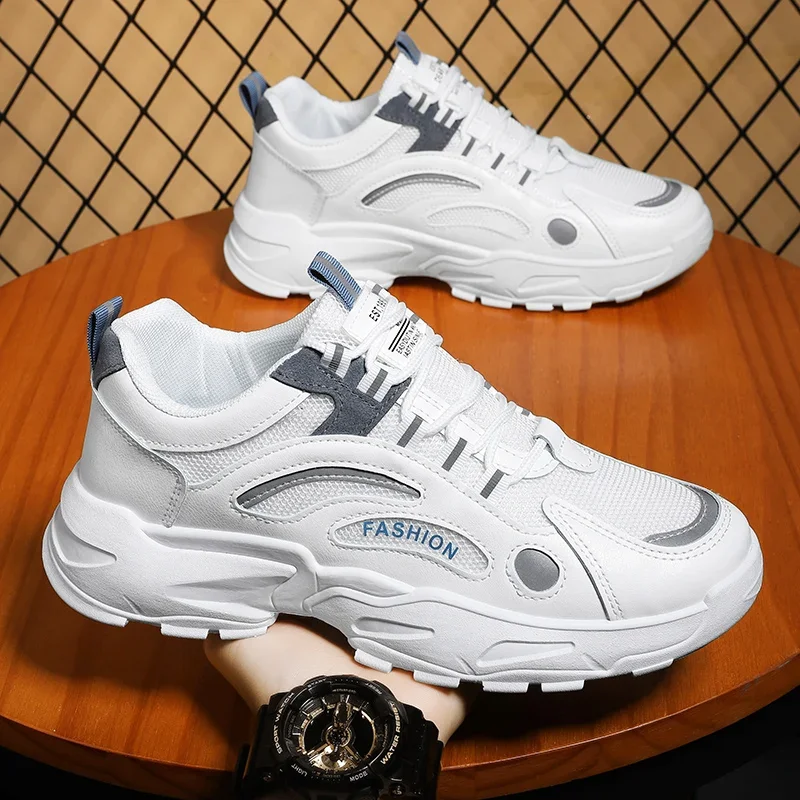 New trendy men's shoes breathable mesh casual sneakers cushioning heel design thickened wear-resistant and non-slip soles
New trendy men's shoes breathable mesh casual sneakers cushioning heel design thickened wear-resistant and non-slip soles