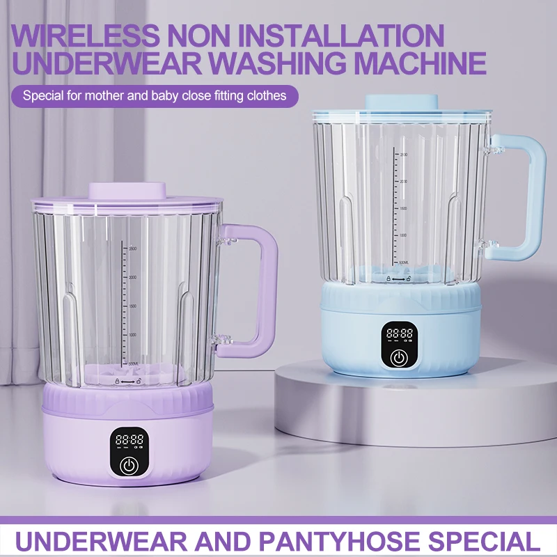 U9 portable wireless mini single/double cup small washing machine, 4000mAh, suitable for family travel underwear washing cups.
U9 portable wireless mini single/double cup small washing machine, 4000mAh, suitable for family travel underwear washing cups.
