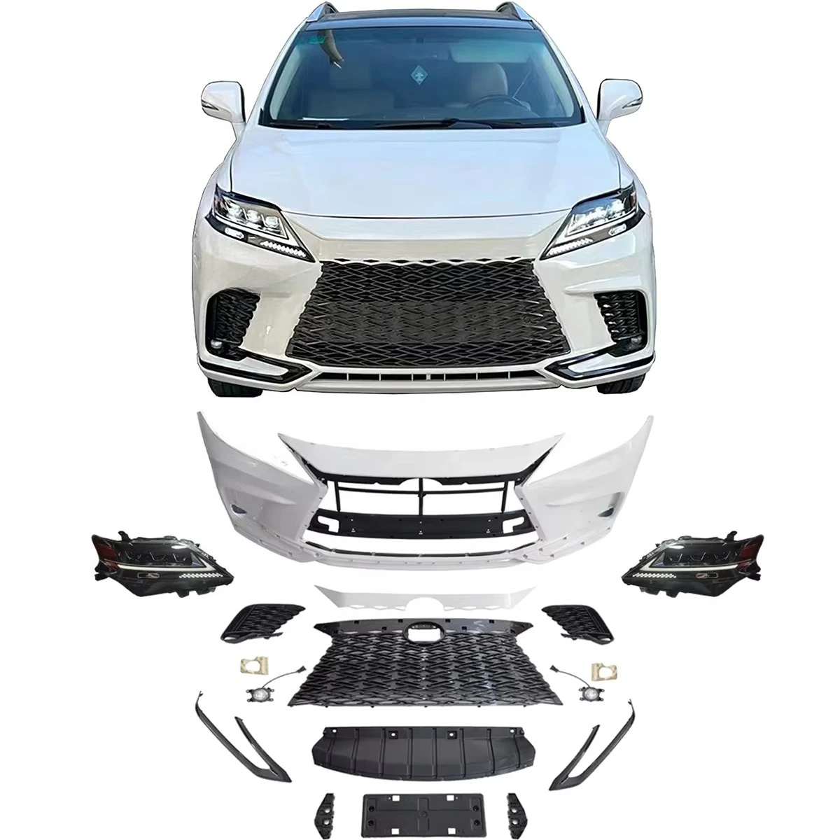 Body Kits for RX 2009-2015 Year Upgrade 2023 F Sport Model Include Headlights Front Bumper Assembly Rear Bumpers Grilles
Body Kits for RX 2009-2015 Year Upgrade 2023 F Sport Model Include Headlights Front Bumper Assembly Rear Bumpers Grilles