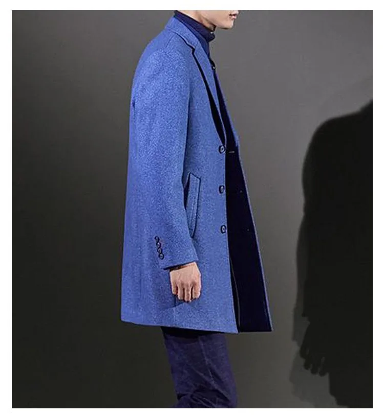 Wool Blend Coat Korean Popular Clothes Men Mans Fishing Fabric Sleeve Turn Down Manteaux Office Streetwear Style Relaxed Knitted
Wool Blend Coat Korean Popular Clothes Men Mans Fishing Fabric Sleeve Turn Down Manteaux Office Streetwear Style Relaxed Knitted