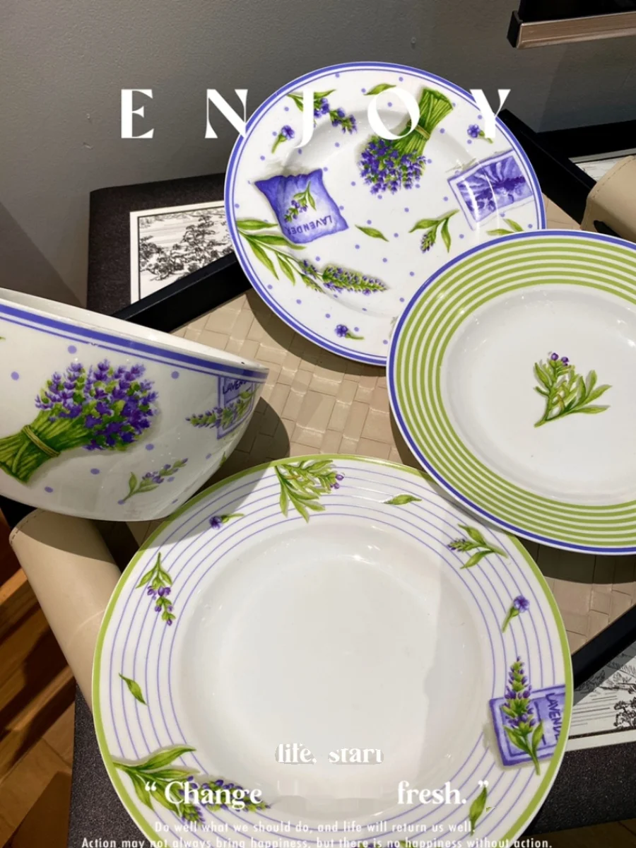 Export small fresh lavender ceramic niche high value household noodle bowl vegetable pasta plate
Export small fresh lavender ceramic niche high value household noodle bowl vegetable pasta plate