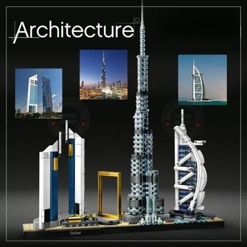 Architecture Set New York Pairs Dubai City Skyline Building Blocks Tokyo Shanghai Singapore Construction Brick Toy Home Decor
Architecture Set New York Pairs Dubai City Skyline Building Blocks Tokyo Shanghai Singapore Construction Brick Toy Home Decor