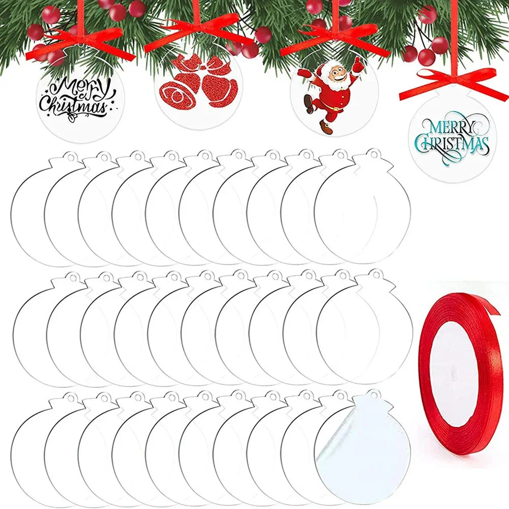 30 Pcs Pendants Acrylic Accessories Christmas Tree Clear Decor Dia 7.5cm Ornaments Replacement Round Spare Parts
30 Pcs Pendants Acrylic Accessories Christmas Tree Clear Decor Dia 7.5cm Ornaments Replacement Round Spare Parts