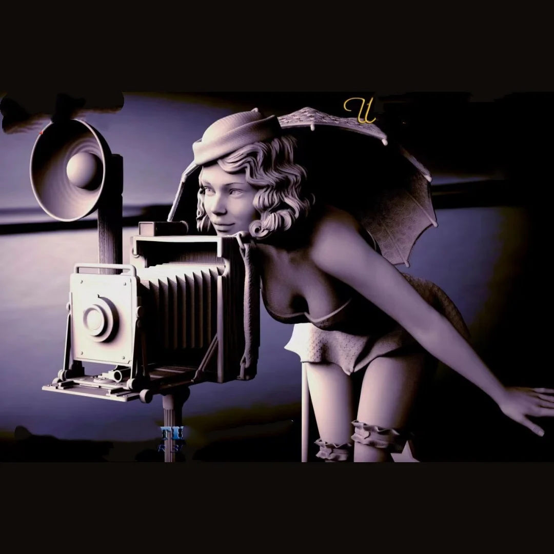 1/24 Scale Resin Figure Assemble Model Kit Retro camera girl Unassembled and Unpainted 3D printing DIY toy 767
1/24 Scale Resin Figure Assemble Model Kit Retro camera girl Unassembled and Unpainted 3D printing DIY toy 767