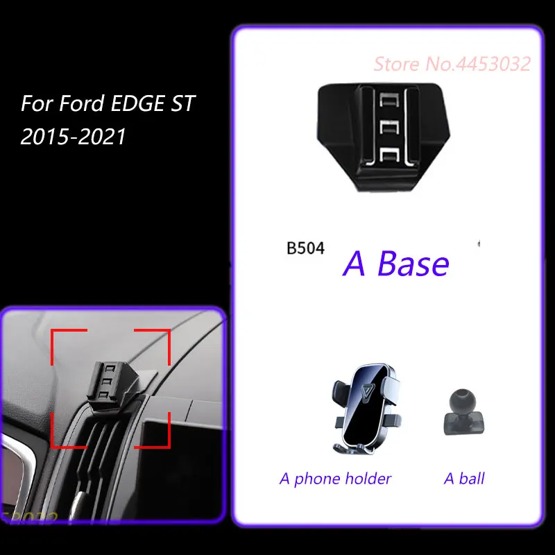 1 Set Car Phone Holder With Base For Ford EDGE ST 2015-2021 Gravity Stand Mount Rotatable Support Horizontal Bracket Accessories
1 Set Car Phone Holder With Base For Ford EDGE ST 2015-2021 Gravity Stand Mount Rotatable Support Horizontal Bracket Accessories