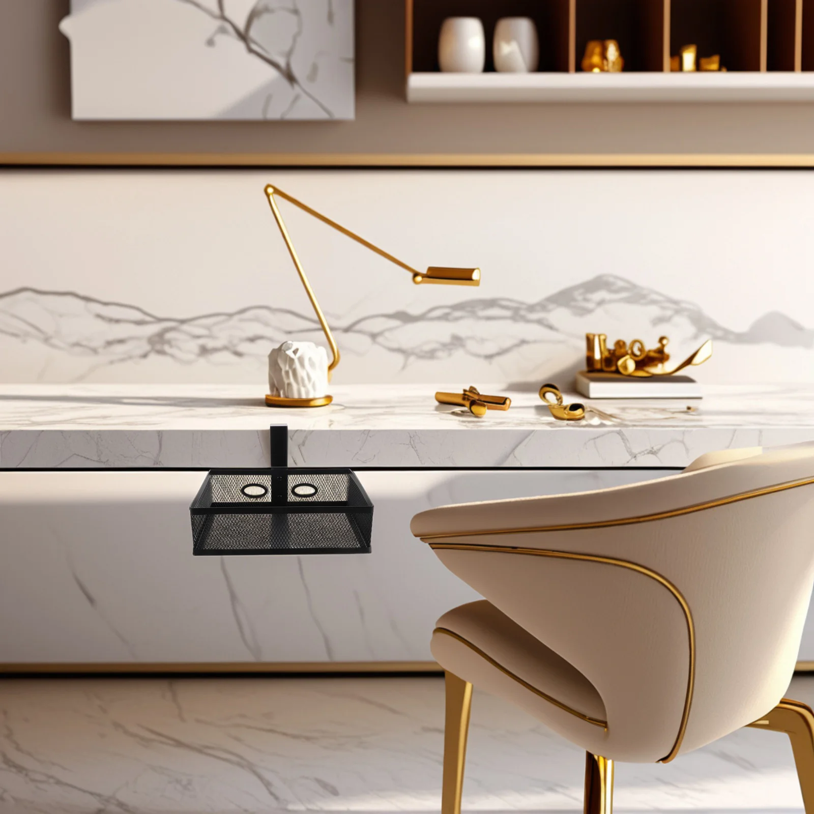 Under Desk Storage Caddie 360° Rotatable Organizer Hidden Desktop Tray For Office Home Pen Pencil Sundries Holder Mesh Bin Rack
Under Desk Storage Caddie 360° Rotatable Organizer Hidden Desktop Tray For Office Home Pen Pencil Sundries Holder Mesh Bin Rack