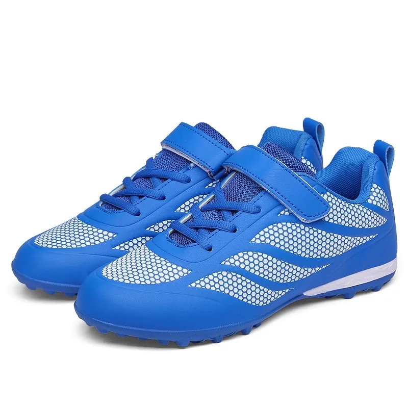 Football training shoes for children with hook-and-loop fasteners, artificial turf outdoor competition football shoes
Football training shoes for children with hook-and-loop fasteners, artificial turf outdoor competition football shoes