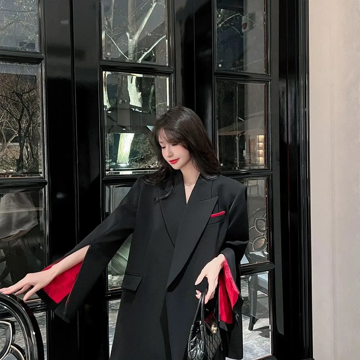 Bla Design Sensation Women's Suit Jaet 2025 Early Spring New Chinese Sle Button Color Blo Small Size Western Cl...
Bla Design Sensation Women's Suit Jaet 2025 Early Spring New Chinese Sle Button Color Blo Small Size Western Cl...