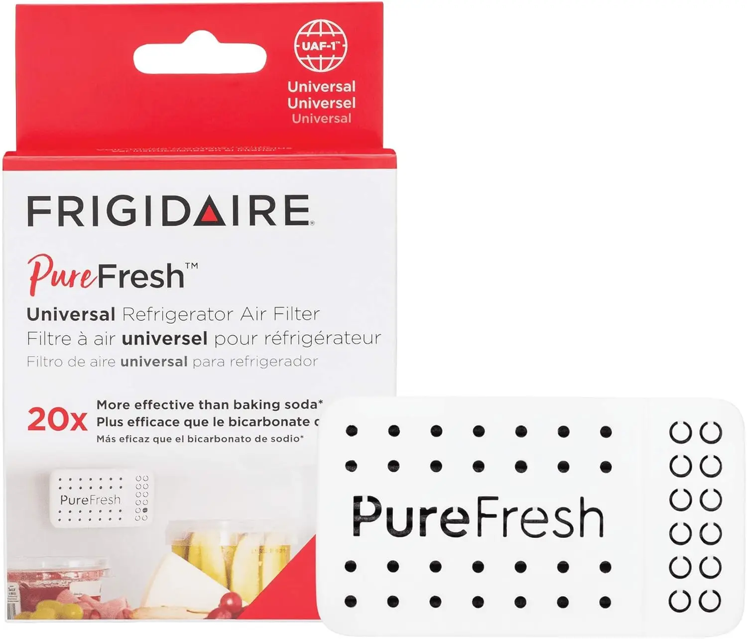 1 PureFresh Universal Refrigerator Air filter
1 PureFresh Universal Refrigerator Air filter