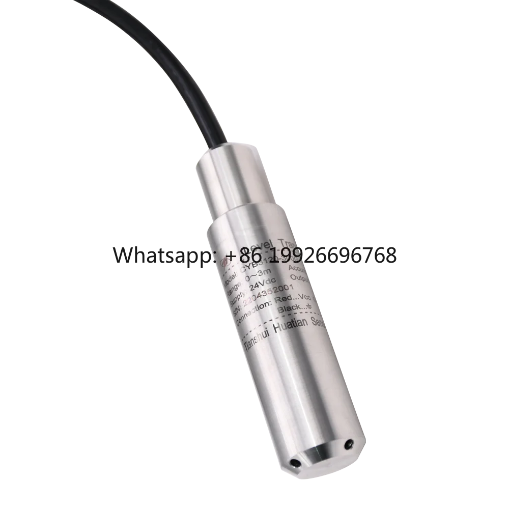 0-50m 0.1%/0.2% Accuracy RS485 Metal Submersible Level Sensor for Water Oil Air 1 Year Warranty Customized Support
0-50m 0.1%/0.2% Accuracy RS485 Metal Submersible Level Sensor for Water Oil Air 1 Year Warranty Customized Support