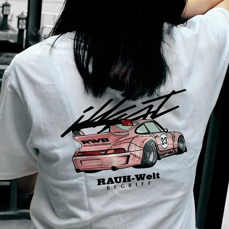 2025 Car Modification Culture PinkPig Porsche PinkPig Men and Women Couples Short Sleeve Heavy Cotton Women's T-Shirt
2025 Car Modification Culture PinkPig Porsche PinkPig Men and Women Couples Short Sleeve Heavy Cotton Women's T-Shirt