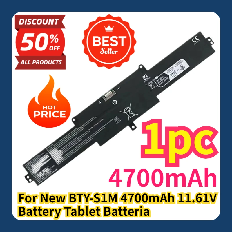 For New BTY-S1M 4700mAh 11.61V Battery Tablet Batteria
For New BTY-S1M 4700mAh 11.61V Battery Tablet Batteria