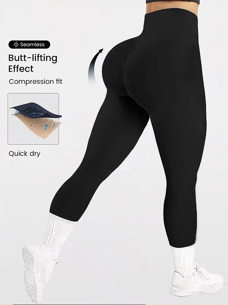 Women's High Waist Sports Leggings Nude Feeling Tummy Control Butt Lifting Fitness Running Yoga Pants For Outdoor Wear Clothes
Women's High Waist Sports Leggings Nude Feeling Tummy Control Butt Lifting Fitness Running Yoga Pants For Outdoor Wear Clothes