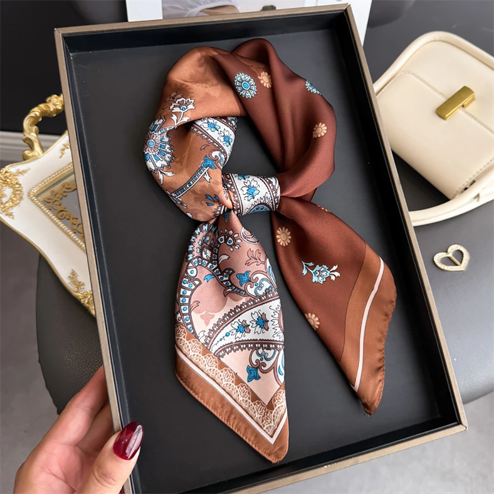 Luxury Paisley Print Female Satin Neck Scarf Square Hair Scarves Foulard Head Band Shawls Wraps Neckerchief Bandana Women
Luxury Paisley Print Female Satin Neck Scarf Square Hair Scarves Foulard Head Band Shawls Wraps Neckerchief Bandana Women