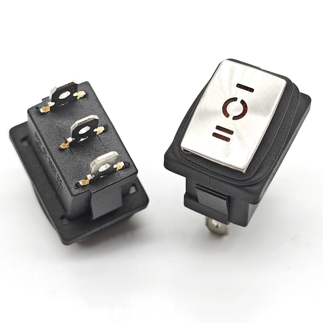 100PCS Mini KCD1 Waterproof Rocker Push Button Stainless Steel ON-OFF/ON-OFF-ON 2/3 Gear Rocker Toggle Switch 3Pin Terminal
100PCS Mini KCD1 Waterproof Rocker Push Button Stainless Steel ON-OFF/ON-OFF-ON 2/3 Gear Rocker Toggle Switch 3Pin Terminal