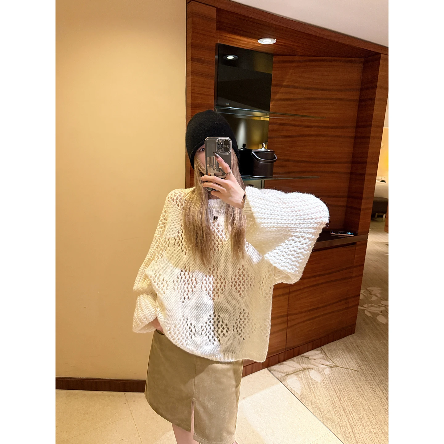 Lin Chu Lazy Design, ажурный вязаный свитер, женский осенне-зимний свободный топ, теплый длинный свек, круглый...
Lin Chu Lazy Design, ажурный вязаный свитер, женский осенне-зимний свободный топ, теплый длинный свек, круглый...