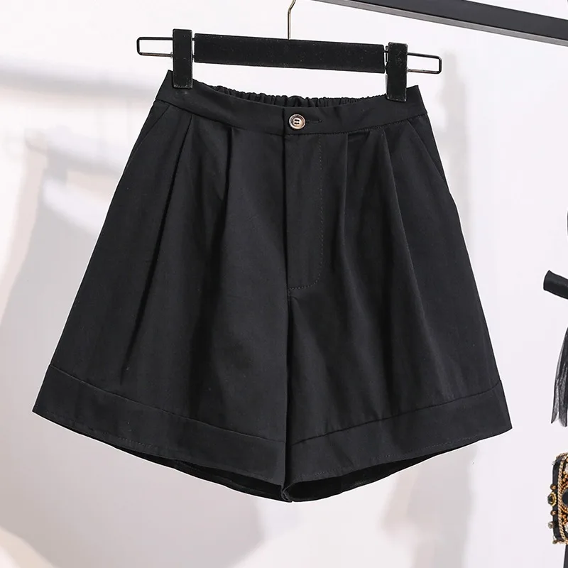 Simple Fashion Solid Holiday Sexy Versatile Shorts Women's High Waist Loose Korean Version Summer Large Size Casual Short Pants
Simple Fashion Solid Holiday Sexy Versatile Shorts Women's High Waist Loose Korean Version Summer Large Size Casual Short Pants