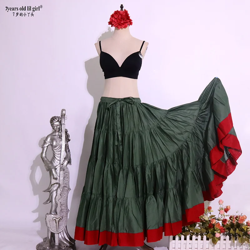 Women ATS Tribal Belly Dance 100% Cotton Skirt With Border Tribal Bohemia Ladies Gypsy Long Skirt Full Circle CWW22
Women ATS Tribal Belly Dance 100% Cotton Skirt With Border Tribal Bohemia Ladies Gypsy Long Skirt Full Circle CWW22