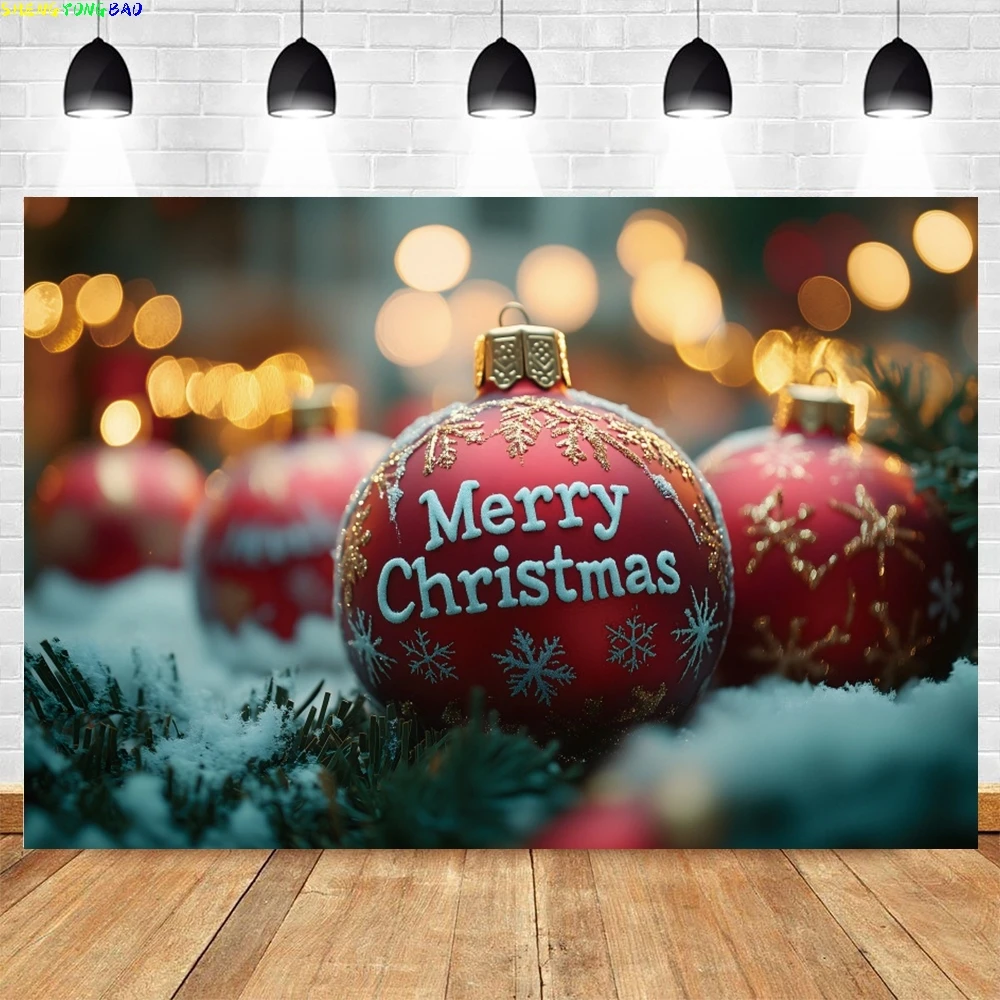Red Christmas Balls Merry Christmas Photo Background Baby Kids Portrait Family New Year Party Decor Photography Backdrop Props
Red Christmas Balls Merry Christmas Photo Background Baby Kids Portrait Family New Year Party Decor Photography Backdrop Props