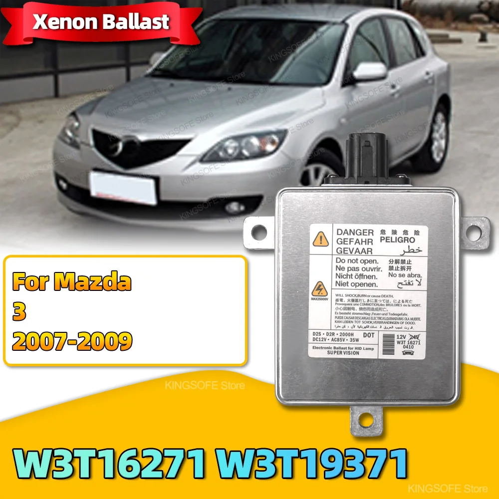 W3T20971 Xenon Unit Module HID Headlight W3T13072 D2S D2R Ballast W3T16271 W3T19371 Control For Mazda 3 2007 2008 2009
W3T20971 Xenon Unit Module HID Headlight W3T13072 D2S D2R Ballast W3T16271 W3T19371 Control For Mazda 3 2007 2008 2009