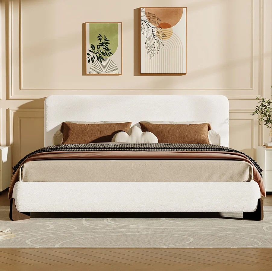 # Modern Convertible Soft Bed Italian Minimalist Design King Size Oak Wood Frame
# Modern Convertible Soft Bed Italian Minimalist Design King Size Oak Wood Frame