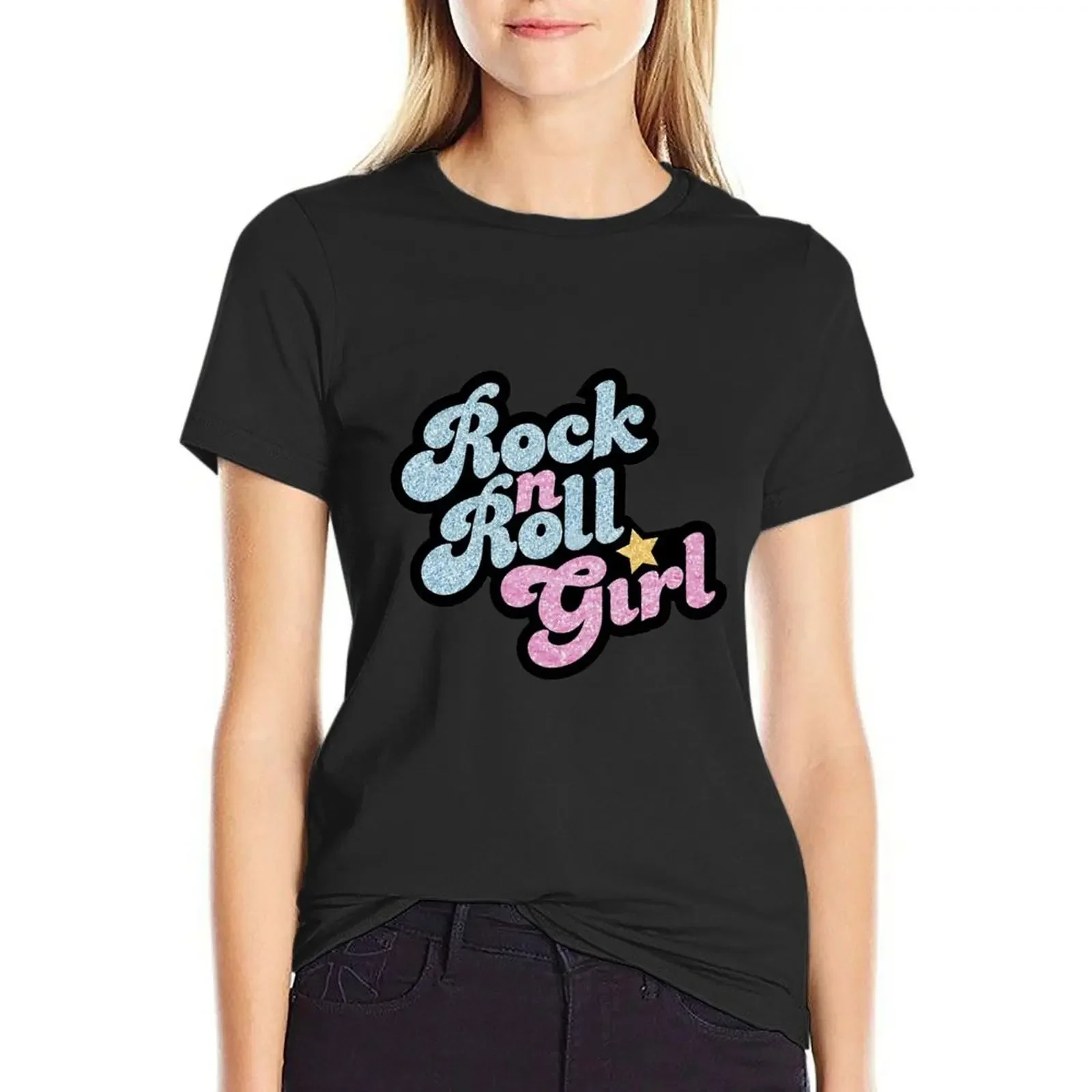 Rock n' Roll Girl T-Shirt cute clothes Short sleeve tee summer tops animal prinfor t-shirt dress for Women plus size sexy
Rock n' Roll Girl T-Shirt cute clothes Short sleeve tee summer tops animal prinfor t-shirt dress for Women plus size sexy
