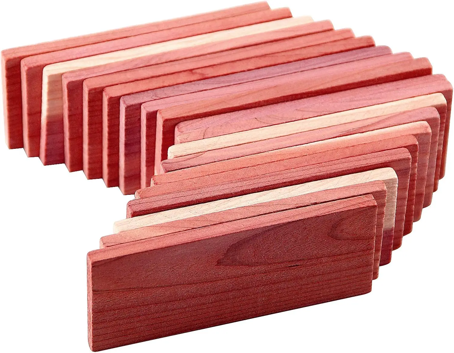 100% Aromatic Red Cedar Blocks for Closet Storage - 16pcs Natural Wood Chips for Drawers & Clothes
100% Aromatic Red Cedar Blocks for Closet Storage - 16pcs Natural Wood Chips for Drawers & Clothes