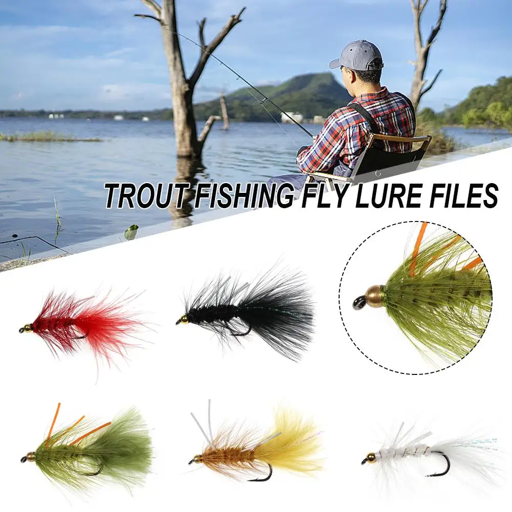 Bead Head Flash Fly Fishing Flies Kit 5pcs Fly Hooks Lure, Streamers Nymphs Flies, Fly Fishing Kit For Bass Trout Salmon Fi K6C9
Bead Head Flash Fly Fishing Flies Kit 5pcs Fly Hooks Lure, Streamers Nymphs Flies, Fly Fishing Kit For Bass Trout Salmon Fi K6C9