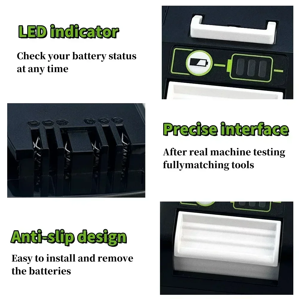 Lithium Ion Rechargeable Battery For Greenworks 24V 5.0AH Power Tools 29842 29852 29322 20362 MO24B410 MO48L4211 100% brand n
Lithium Ion Rechargeable Battery For Greenworks 24V 5.0AH Power Tools 29842 29852 29322 20362 MO24B410 MO48L4211 100% brand n