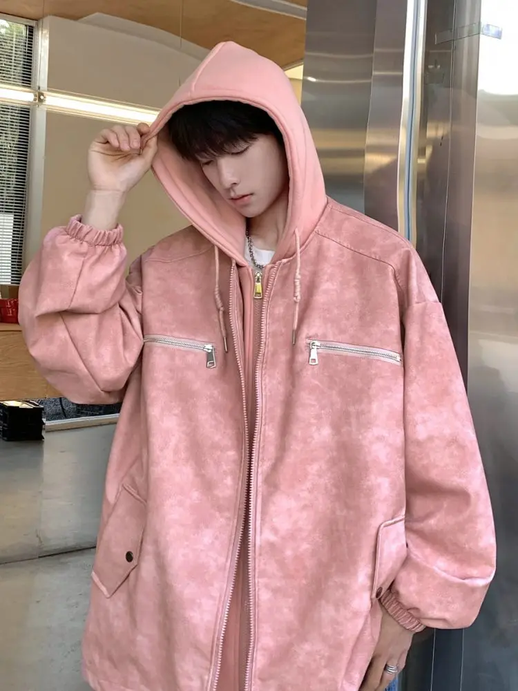 Мужская кожаная куртка-косуха для байкеров, весна-осень, новая модель, с молнией, декорированная, с защитой от морщин, модная, из искусственной кожи
Мужская кожаная куртка-косуха для байкеров, весна-осень, новая модель, с молнией, декорированная, с защитой от морщин, модная, из искусственной кожи