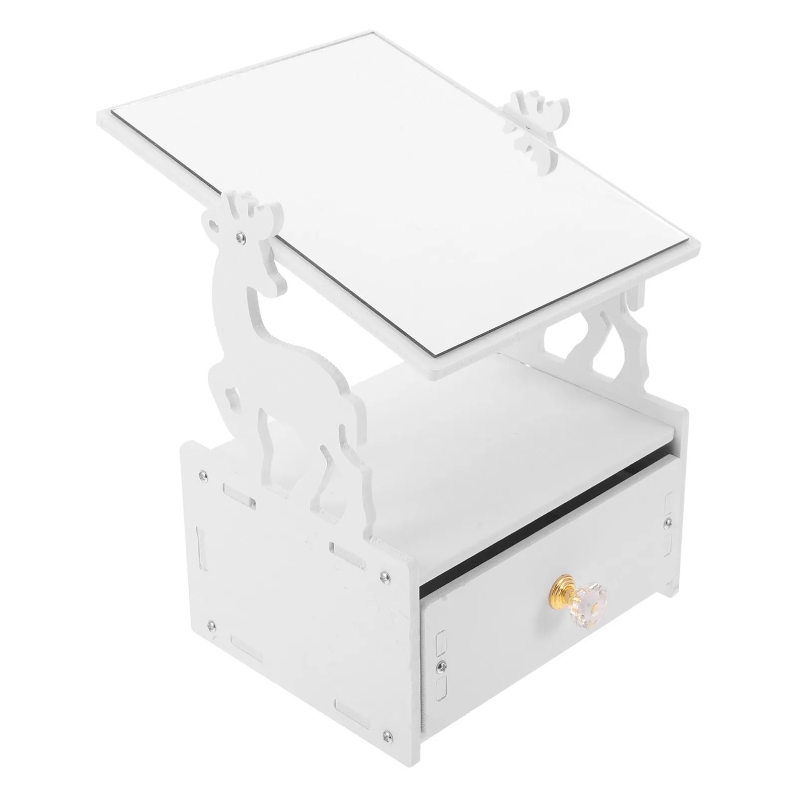 Makeup Organizer Storage Box Compact Desk Cosmetics Holder Mirror Desktop Storage Drawers Bedroom Accessories
Makeup Organizer Storage Box Compact Desk Cosmetics Holder Mirror Desktop Storage Drawers Bedroom Accessories