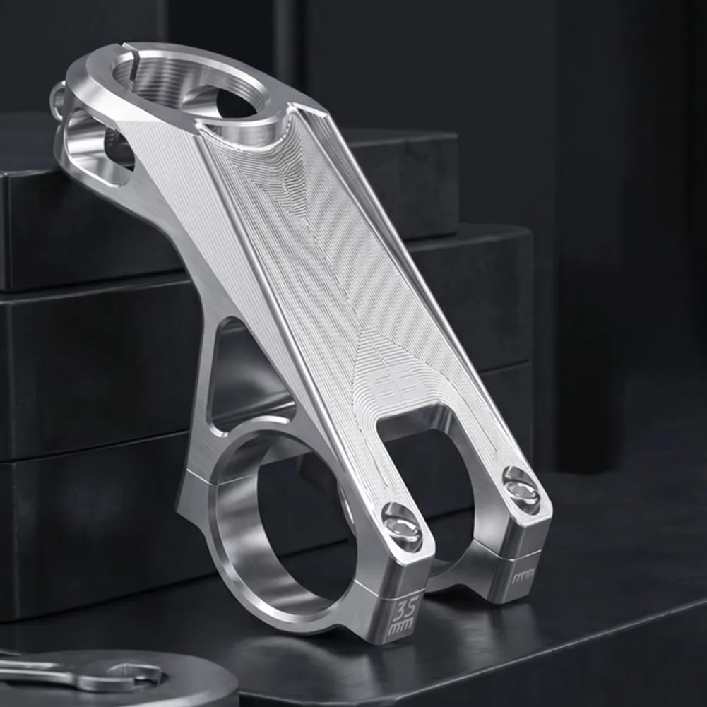 Lightweight 6061 Aluminum Bike Stem for Mountain Bikes 60mm 65 Degree Angle CNC Machined for Responsive Handling and Control
Lightweight 6061 Aluminum Bike Stem for Mountain Bikes 60mm 65 Degree Angle CNC Machined for Responsive Handling and Control