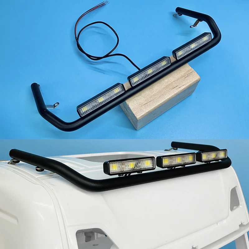 1pcs LED Car Roof Spotlights for 1/14 Tamiya RC Truck SCANIA 770S R620 VOLVO BENZ Arocs MAN TGX Car
1pcs LED Car Roof Spotlights for 1/14 Tamiya RC Truck SCANIA 770S R620 VOLVO BENZ Arocs MAN TGX Car