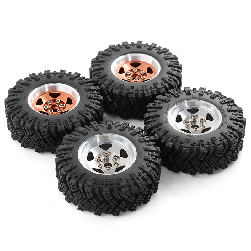 A19Q-4Pcs 98 мм металлический 1,9-дюймовый обод колеса с бисером, набор резиновых шин для 1/10 RC гусеничного автомобиля TRX4 D90 Axial SCX10 II III
A19Q-4Pcs 98 мм металлический 1,9-дюймовый обод колеса с бисером, набор резиновых шин для 1/10 RC гусеничного автомобиля TRX4 D90 Axial SCX10 II III