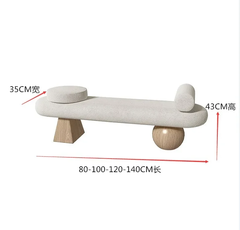 Nordic lambswool shoes stool creative personality solid wood stool bedroom bed end stool bench
Nordic lambswool shoes stool creative personality solid wood stool bedroom bed end stool bench