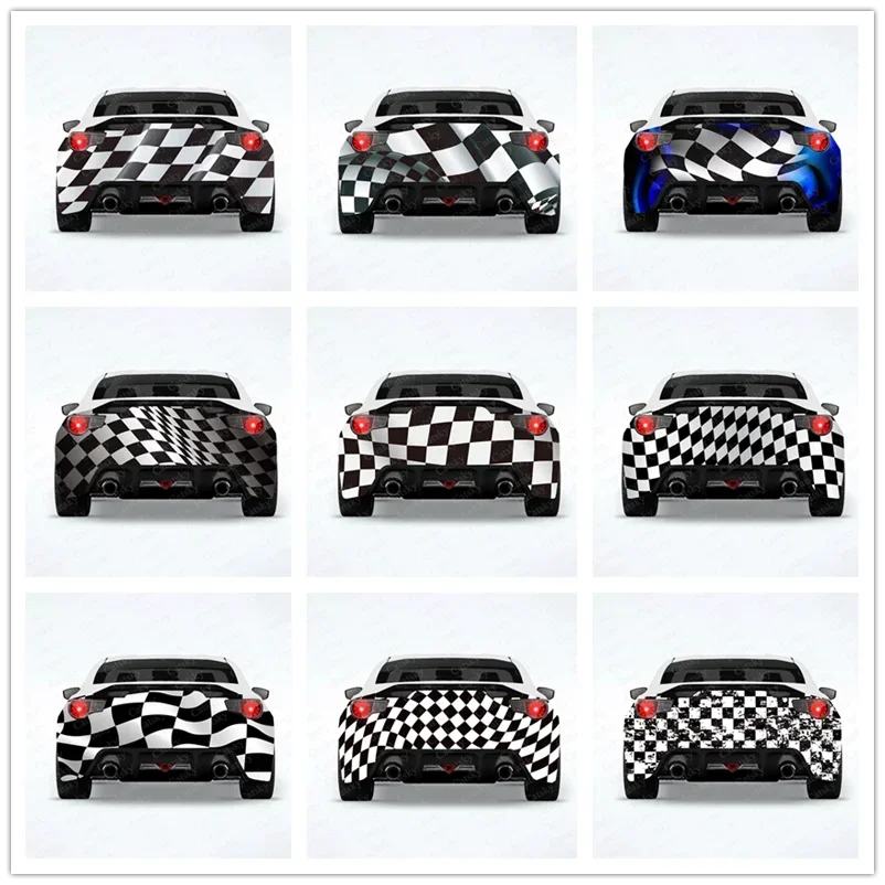 Racing Checkered Flag Car Rear Wrap Car Stickers vehicle Decal Creative Sticker Car-Body Appearance Modification Decor Stickers
Racing Checkered Flag Car Rear Wrap Car Stickers vehicle Decal Creative Sticker Car-Body Appearance Modification Decor Stickers